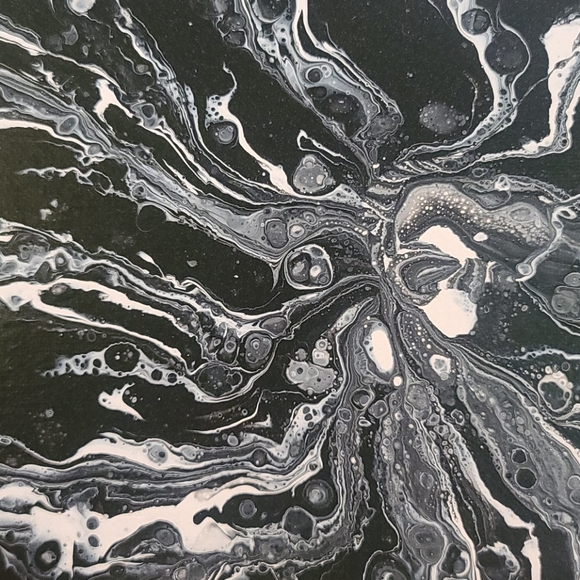 10"x10" HANDMADE PAINT POUR - Picture 3 of 3